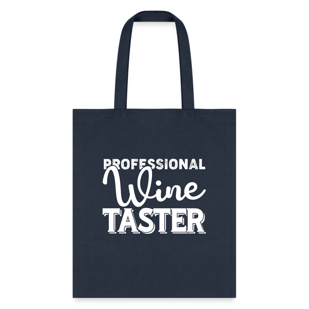 Professional Wine Taster Tote Bag - navy