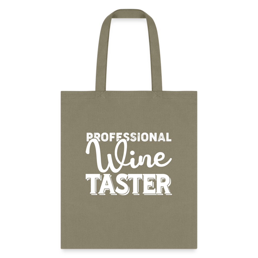 Professional Wine Taster Tote Bag - khaki