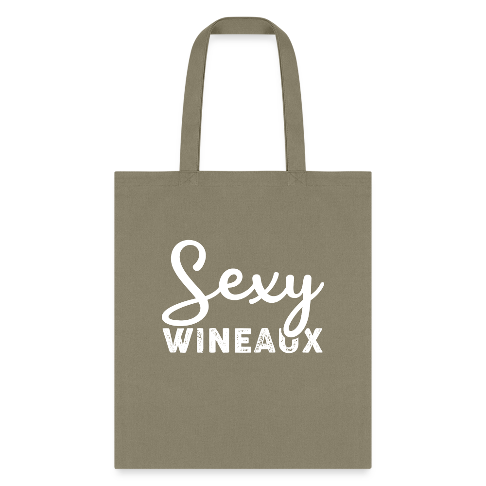 Sexy Wineaux Typ Tote Bag - khaki