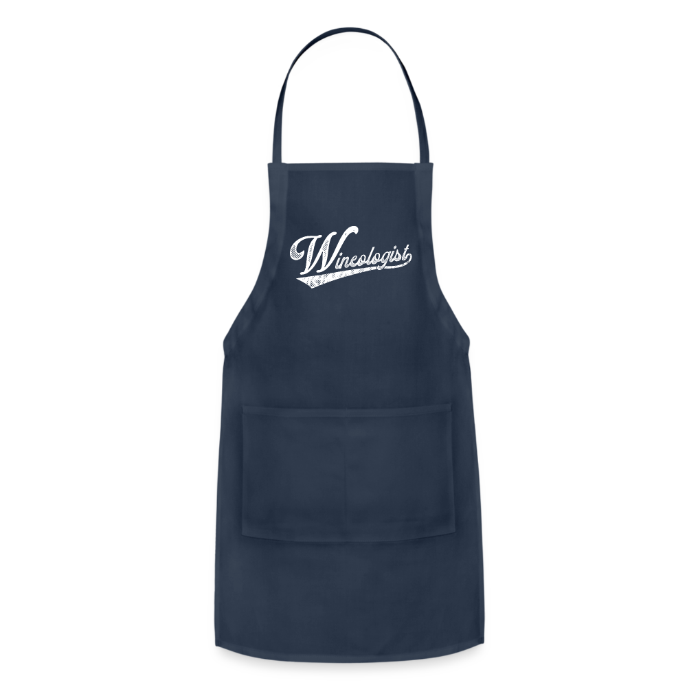 Wineologist Adjustable Apron - navy