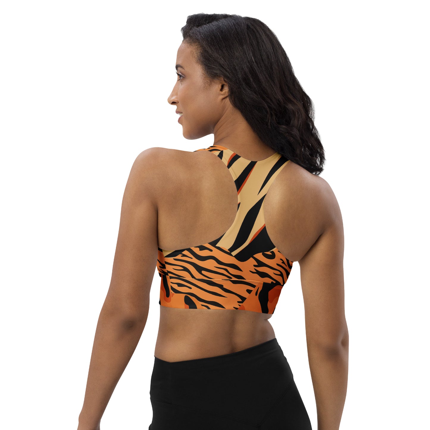 Exotic Trio Longline sports bra