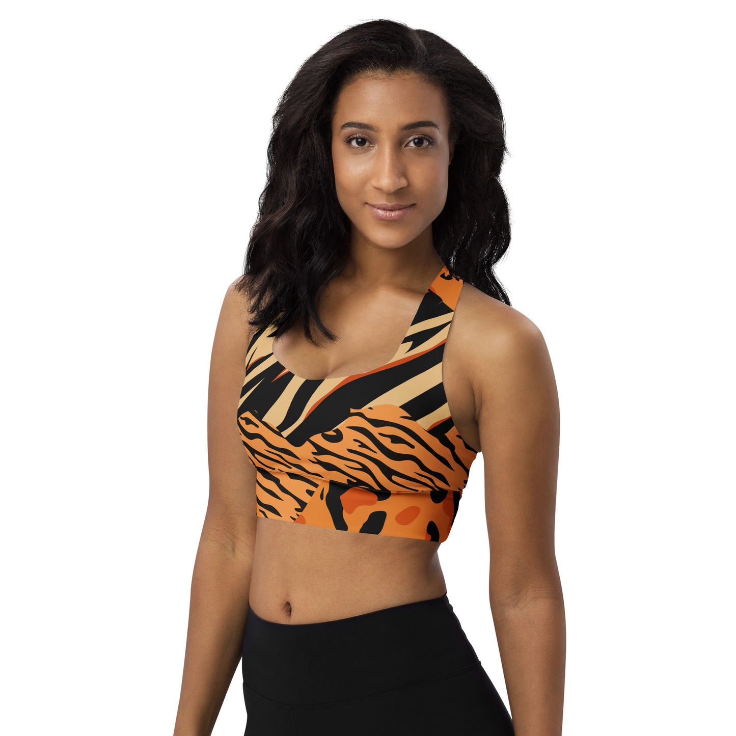 Exotic Trio Longline sports bra