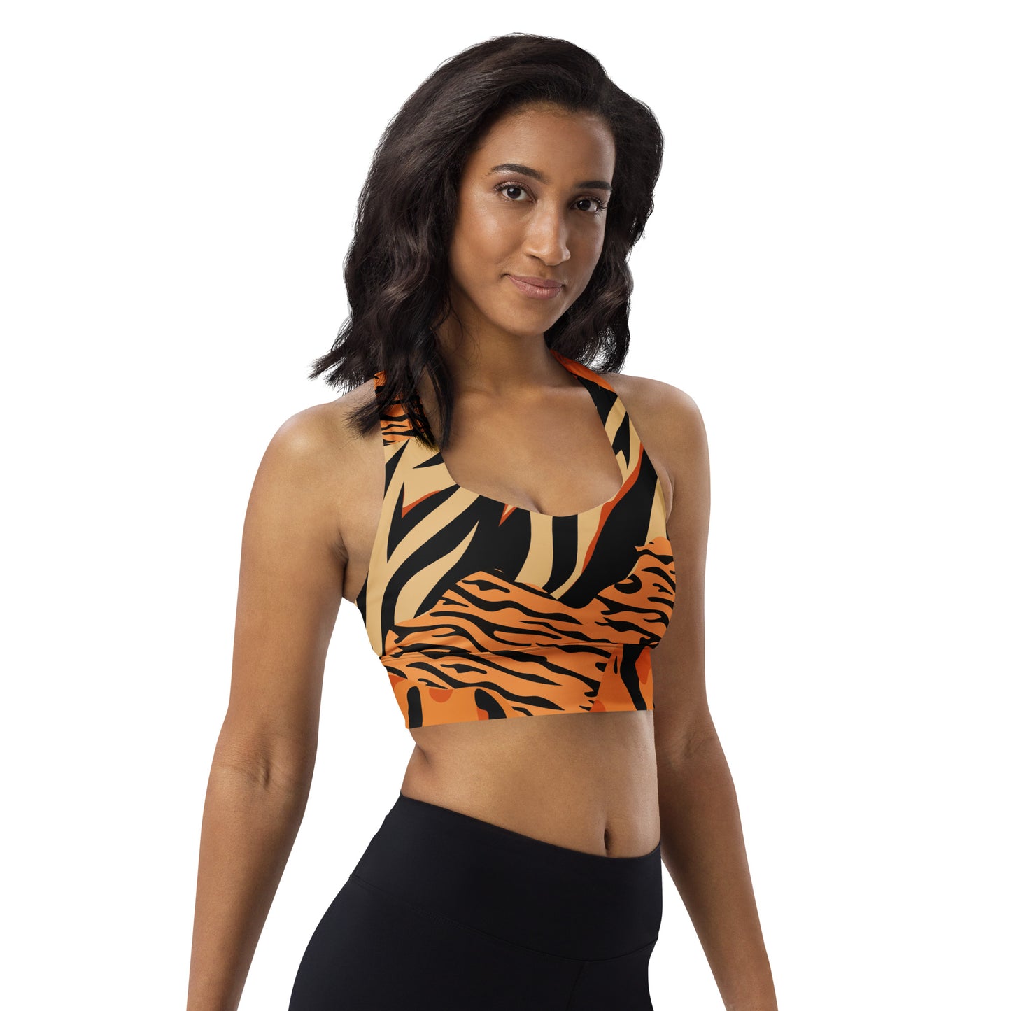 Exotic Trio Longline sports bra