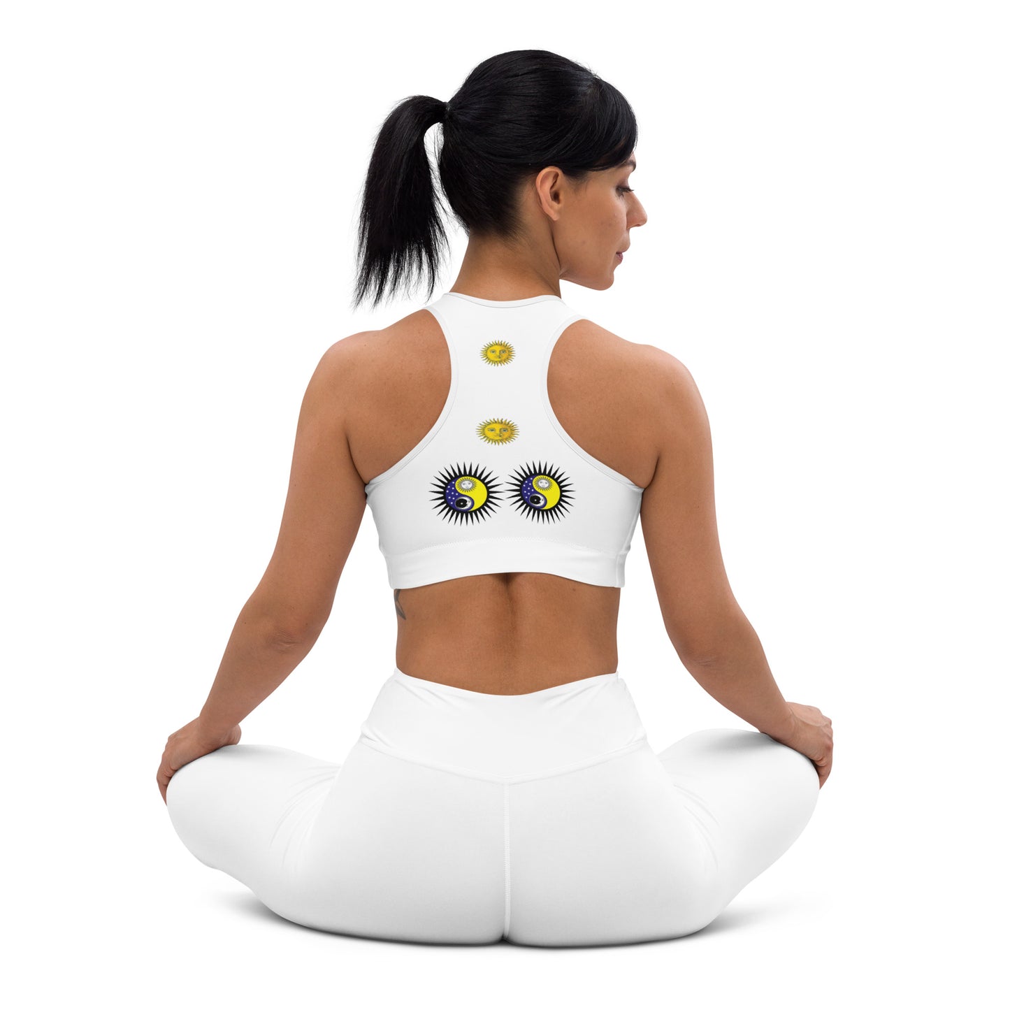 Ying/Yang Sun & Moon Sports bra