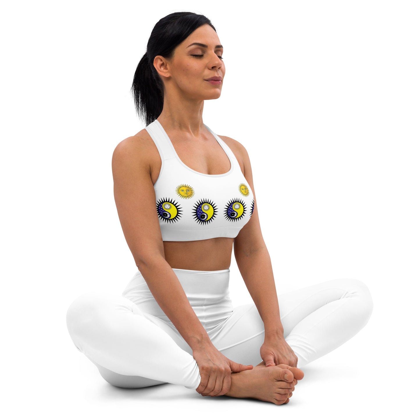 Ying/Yang Sun & Moon Sports bra