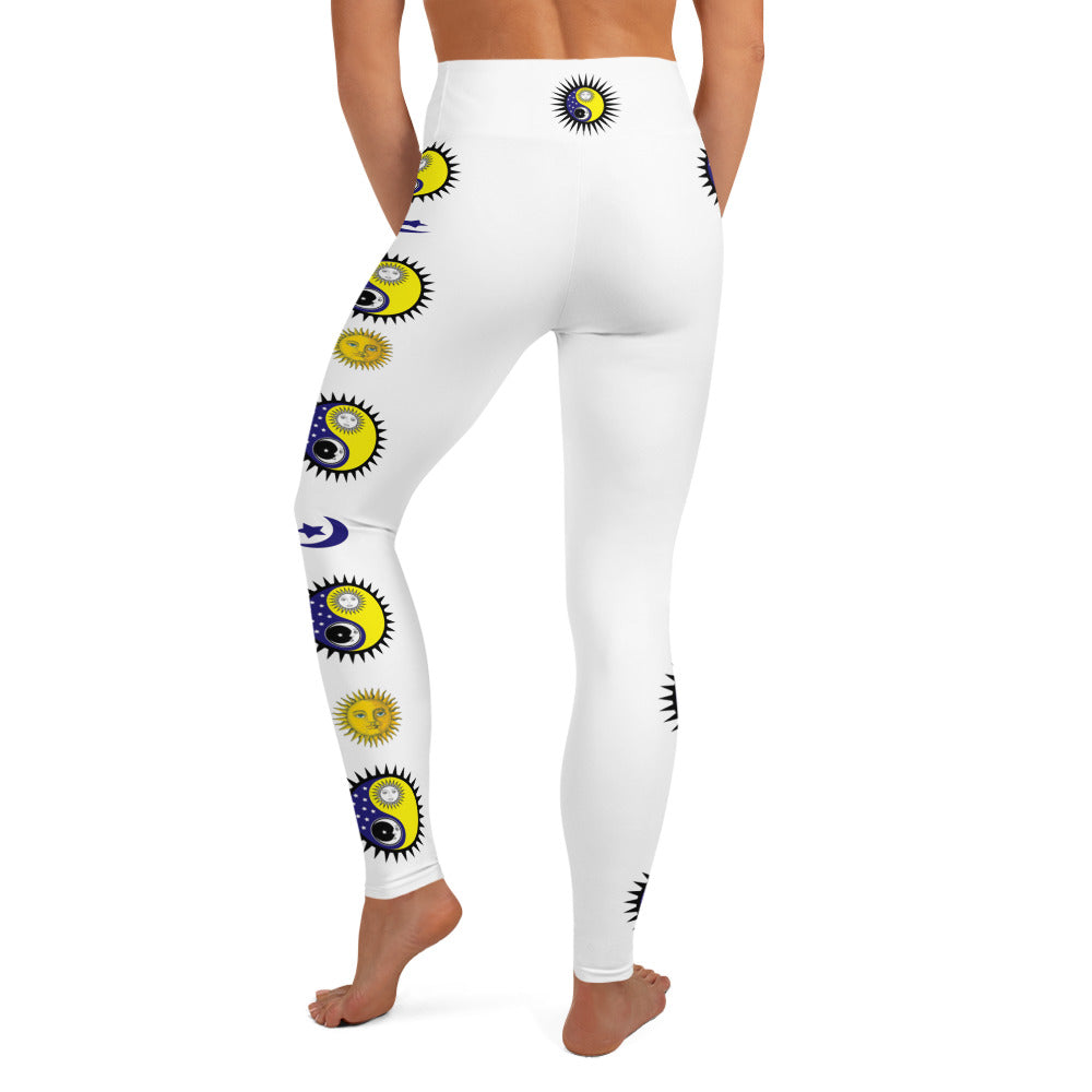 Ying/Yang Sun & Moon Yoga Leggings