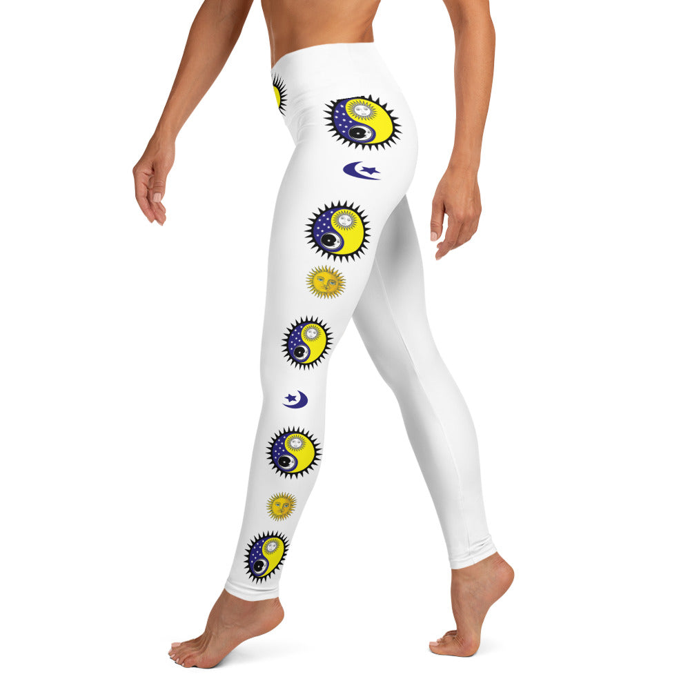 Ying/Yang Sun & Moon Yoga Leggings