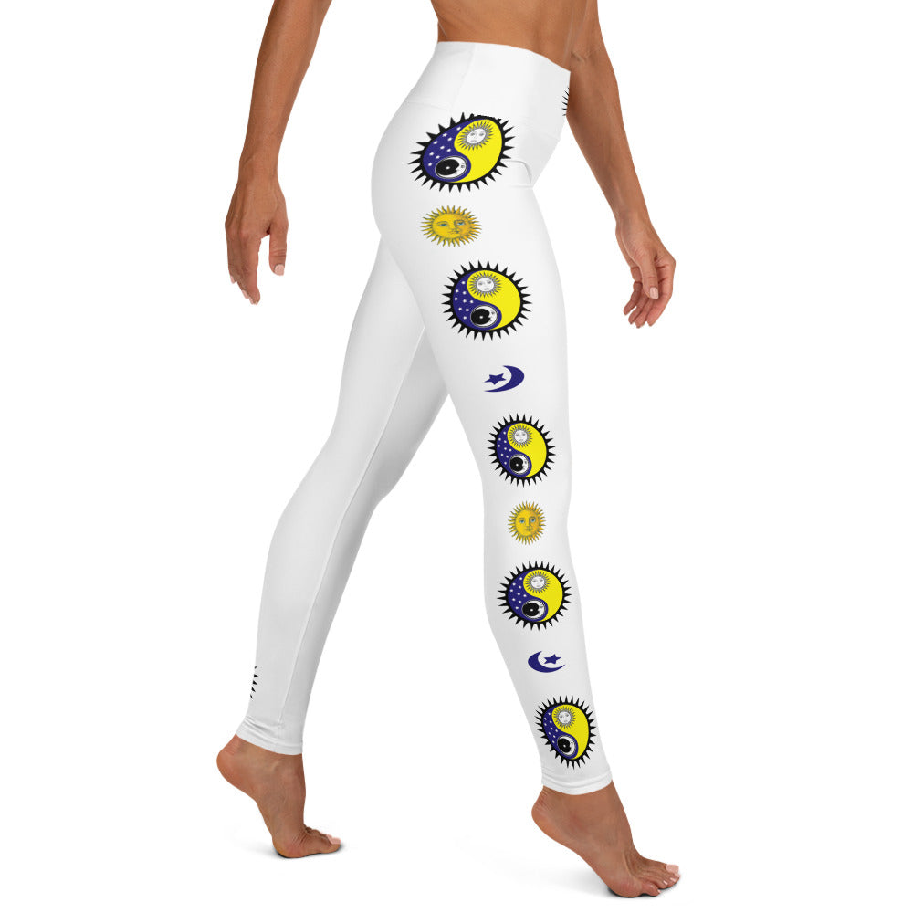 Ying/Yang Sun & Moon Yoga Leggings