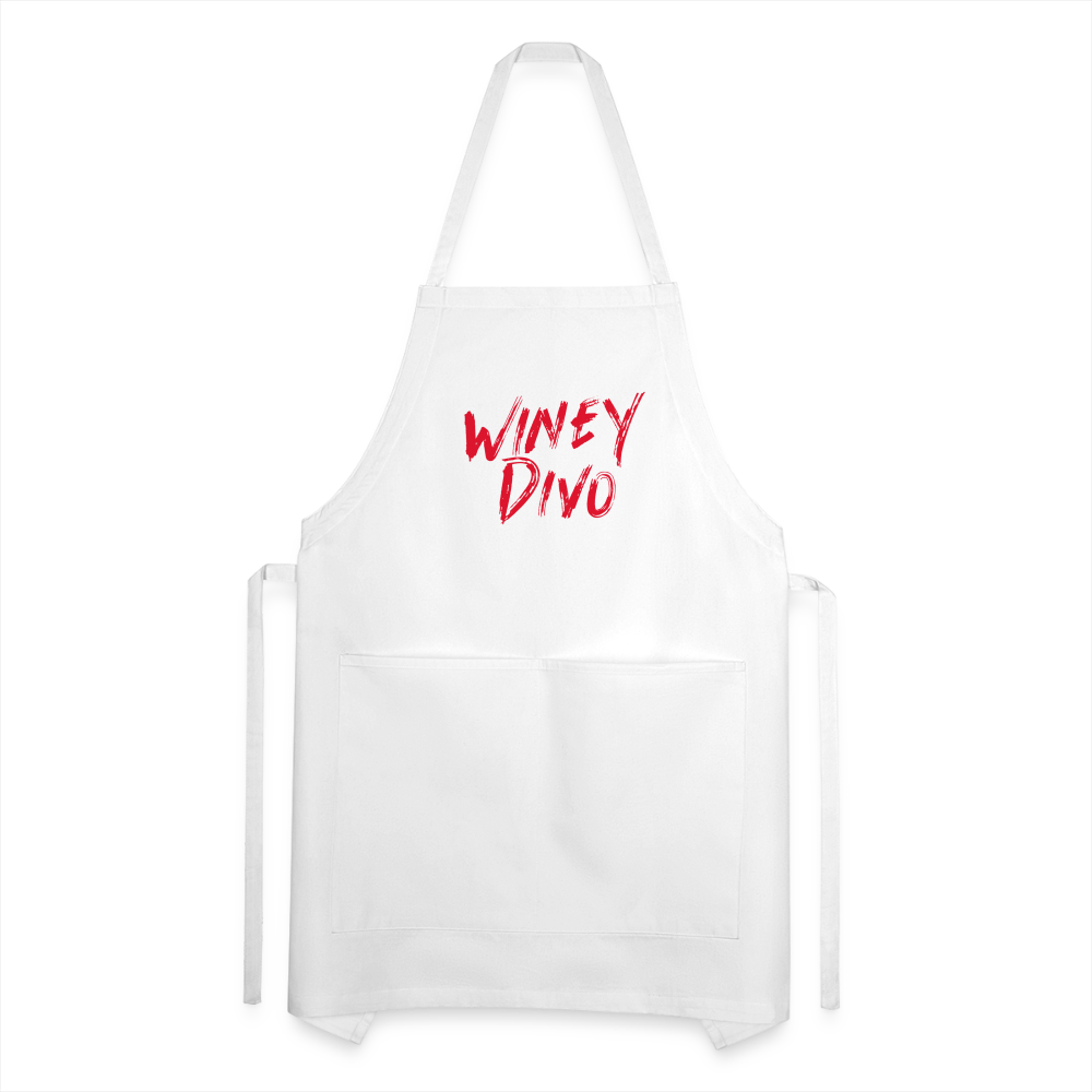 Winey Divo Adjustable Apron - white