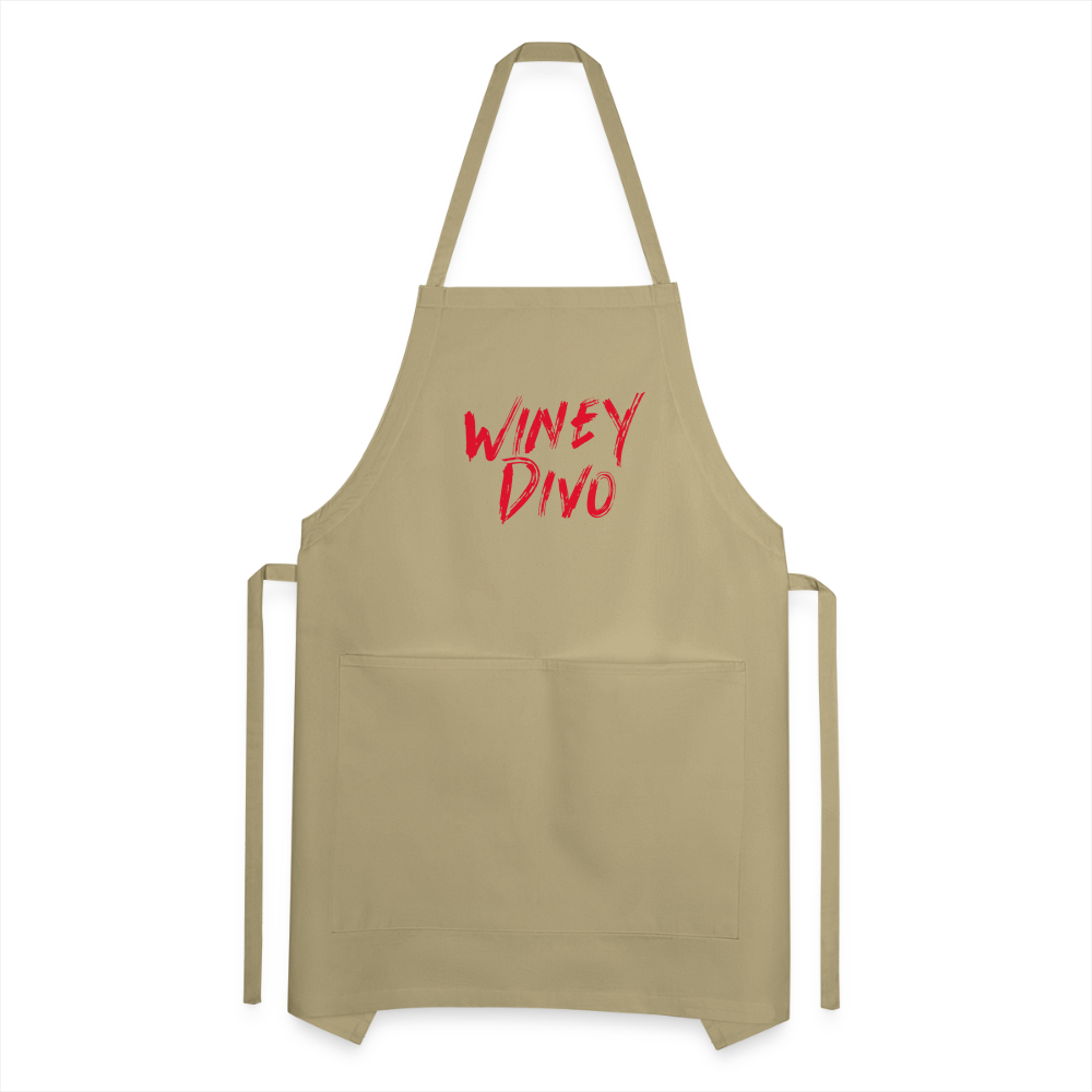 Winey Divo Adjustable Apron - khaki