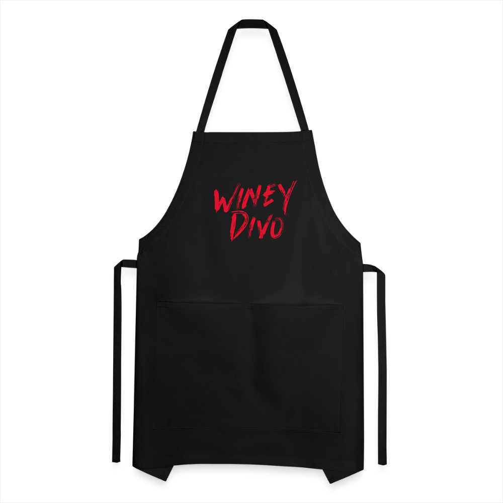 Winey Divo Adjustable Apron - black