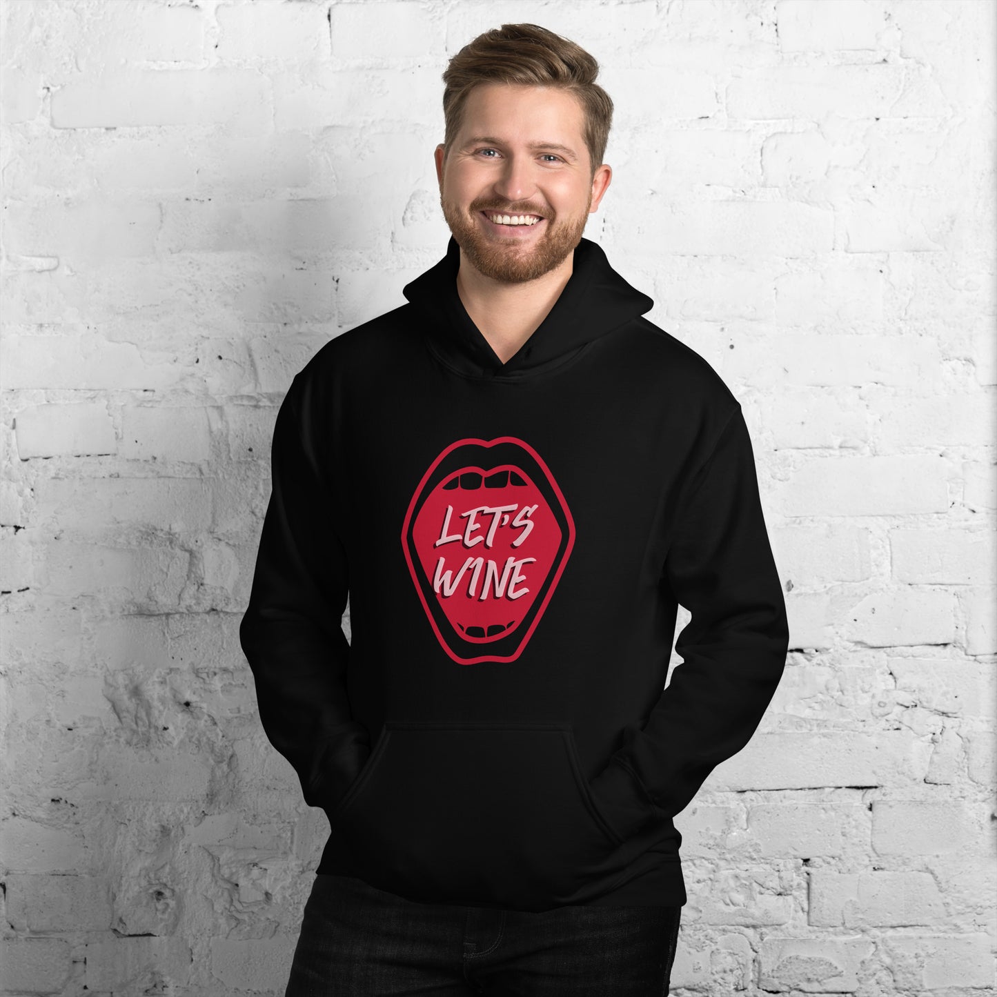 Let's Wine Men's Hoodie