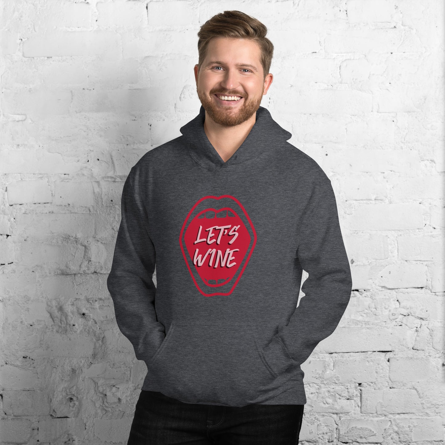 Let's Wine Men's Hoodie