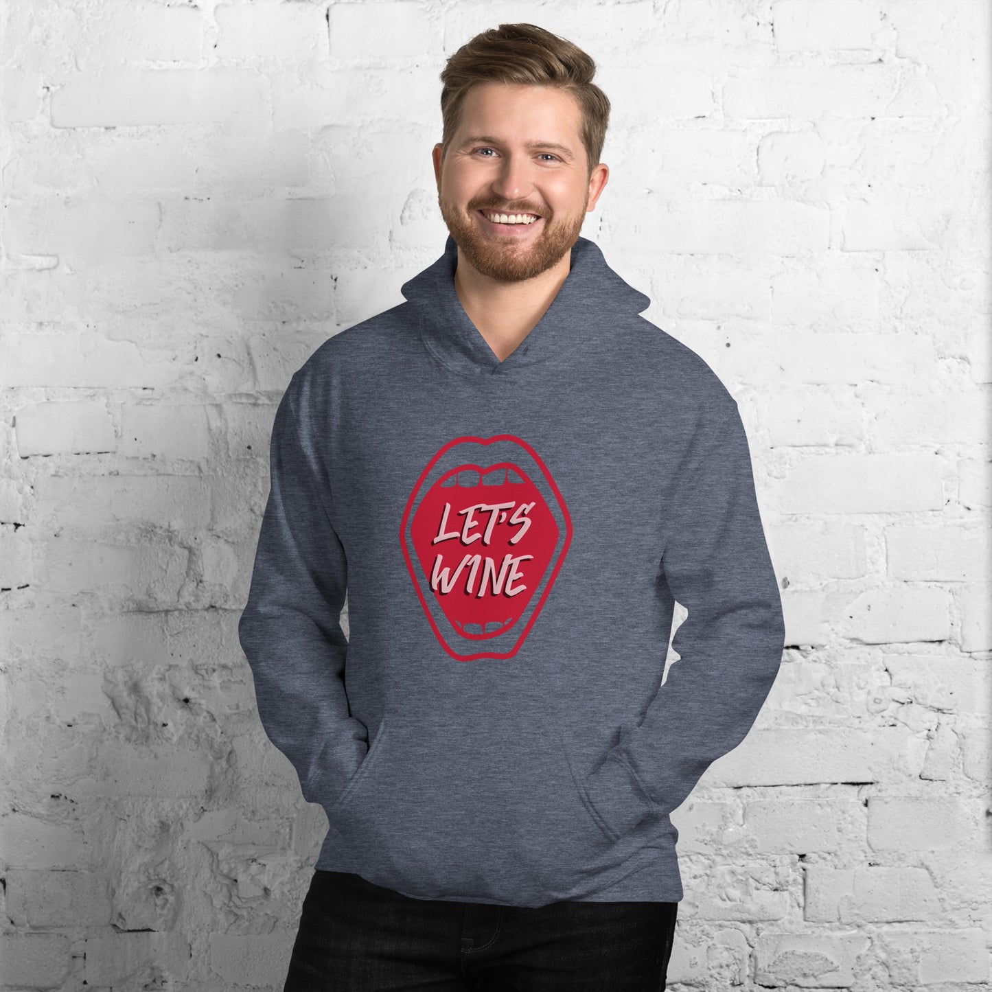Let's Wine Men's Hoodie