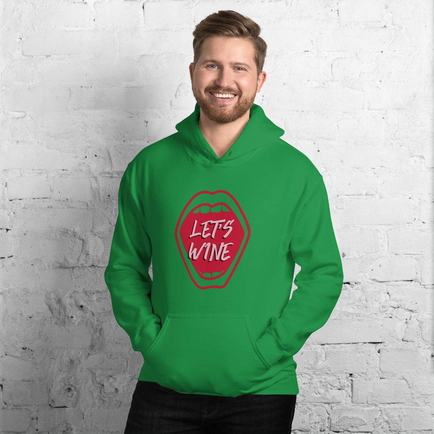 Let's Wine Men's Hoodie