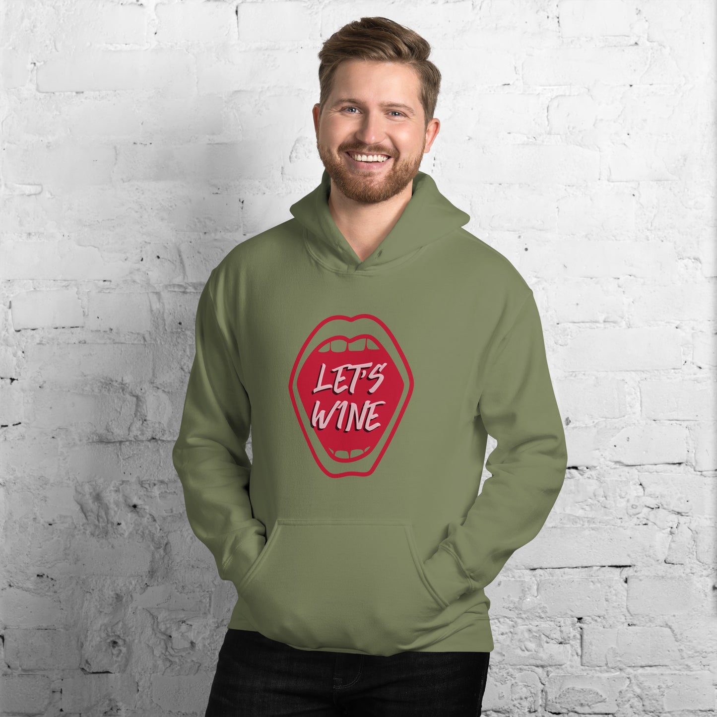 Let's Wine Men's Hoodie