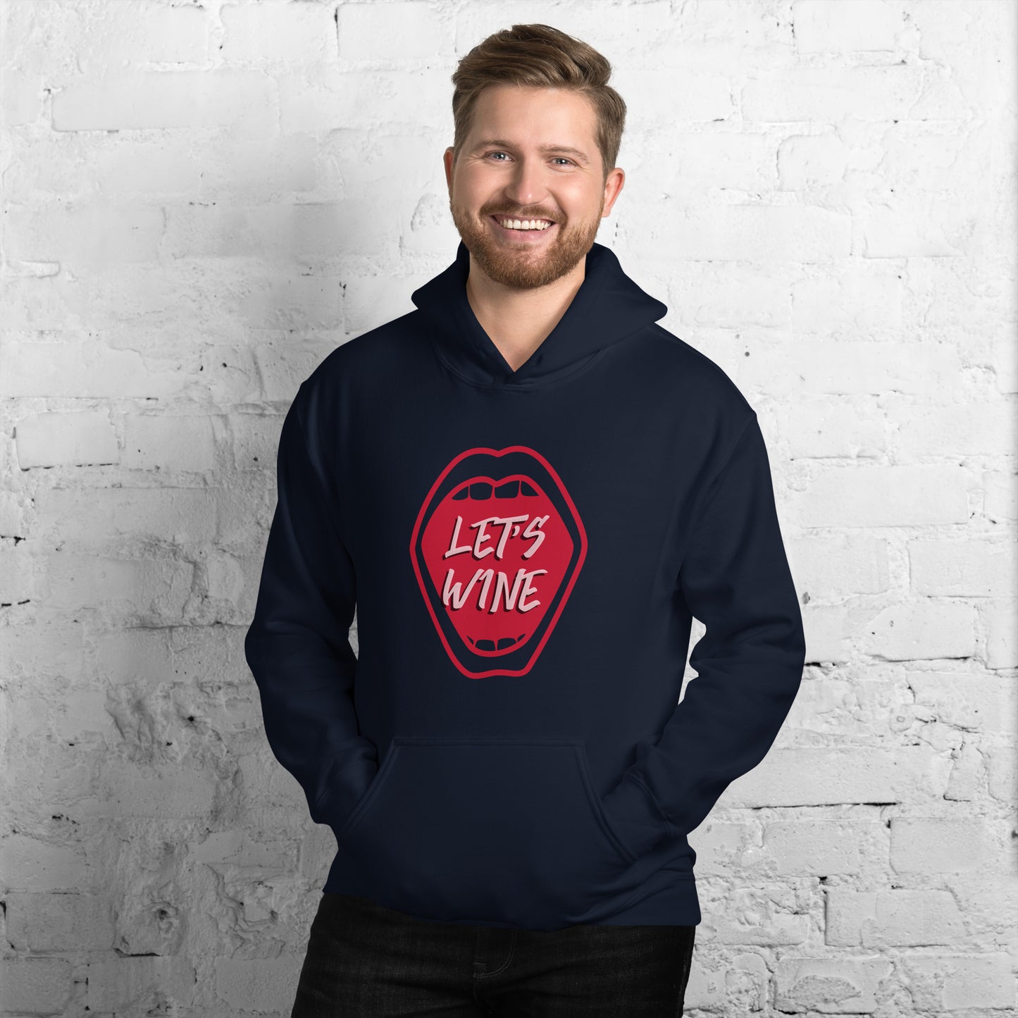 Let's Wine Men's Hoodie