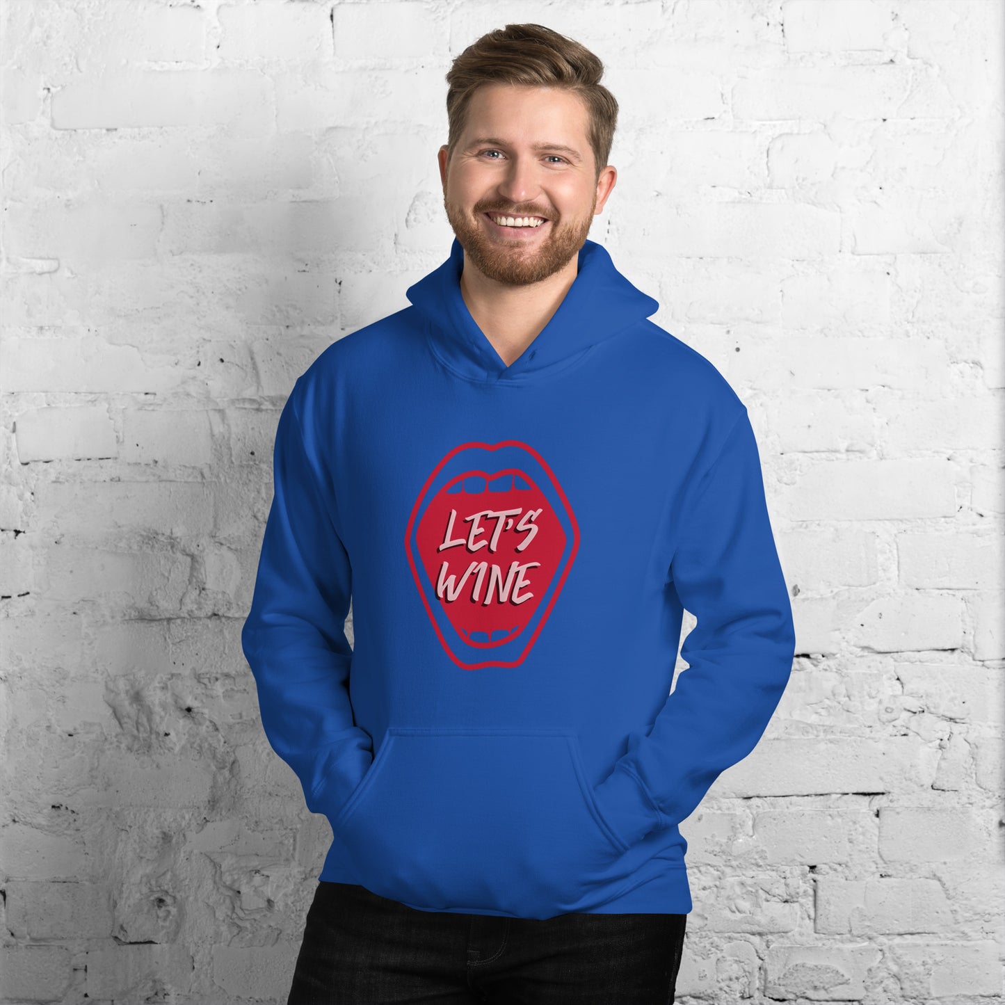 Let's Wine Men's Hoodie