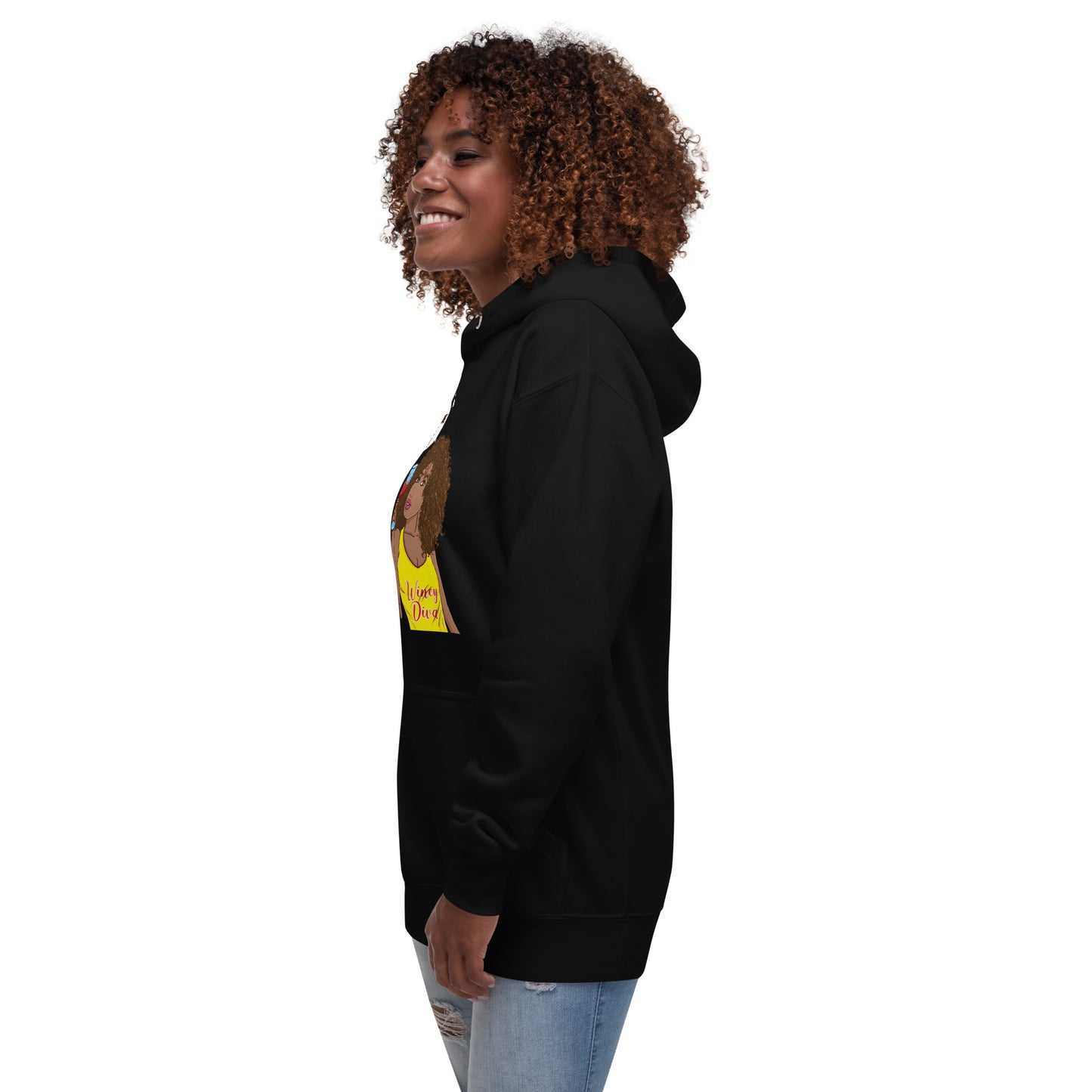She Who Drinks Wine is Quite Divine AL Women's Hoodie
