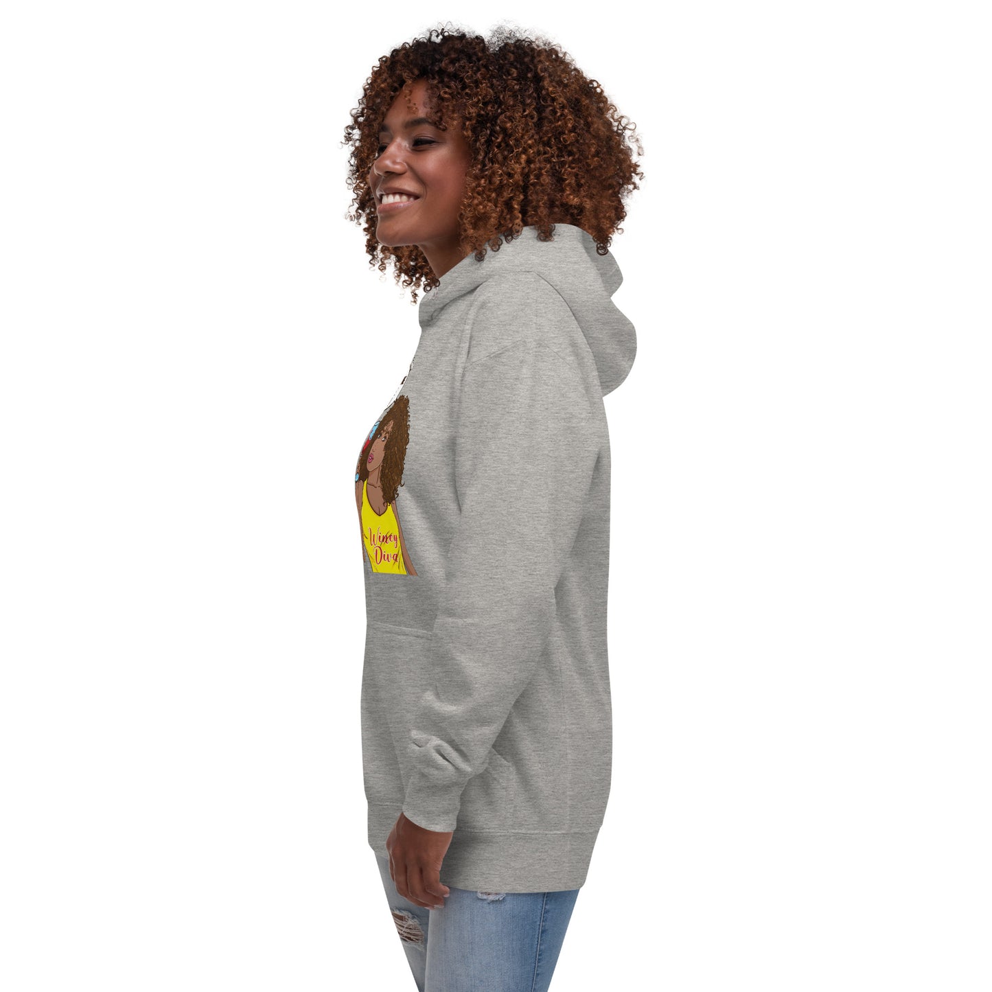 She Who Drinks Wine is Quite Divine AL Women's Hoodie