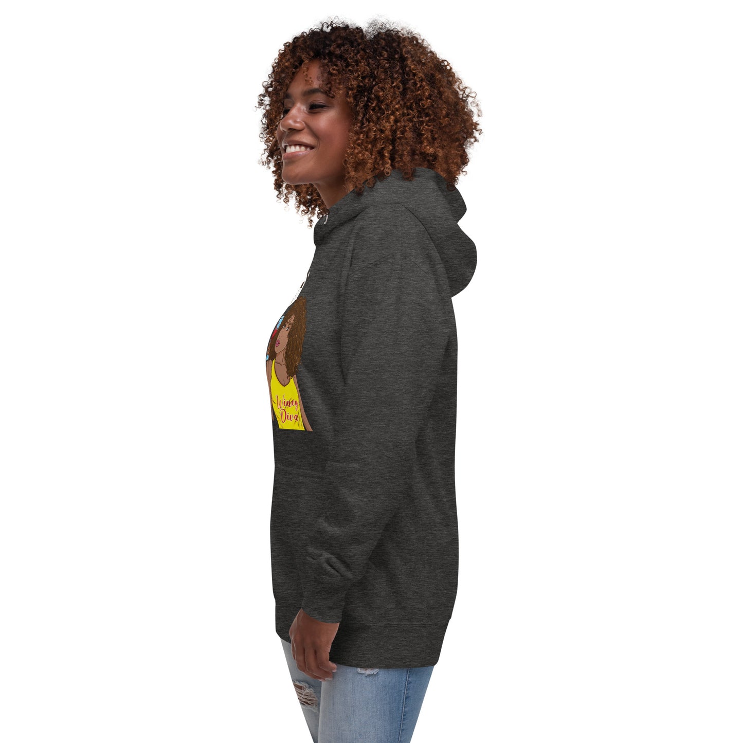 She Who Drinks Wine is Quite Divine AL Women's Hoodie