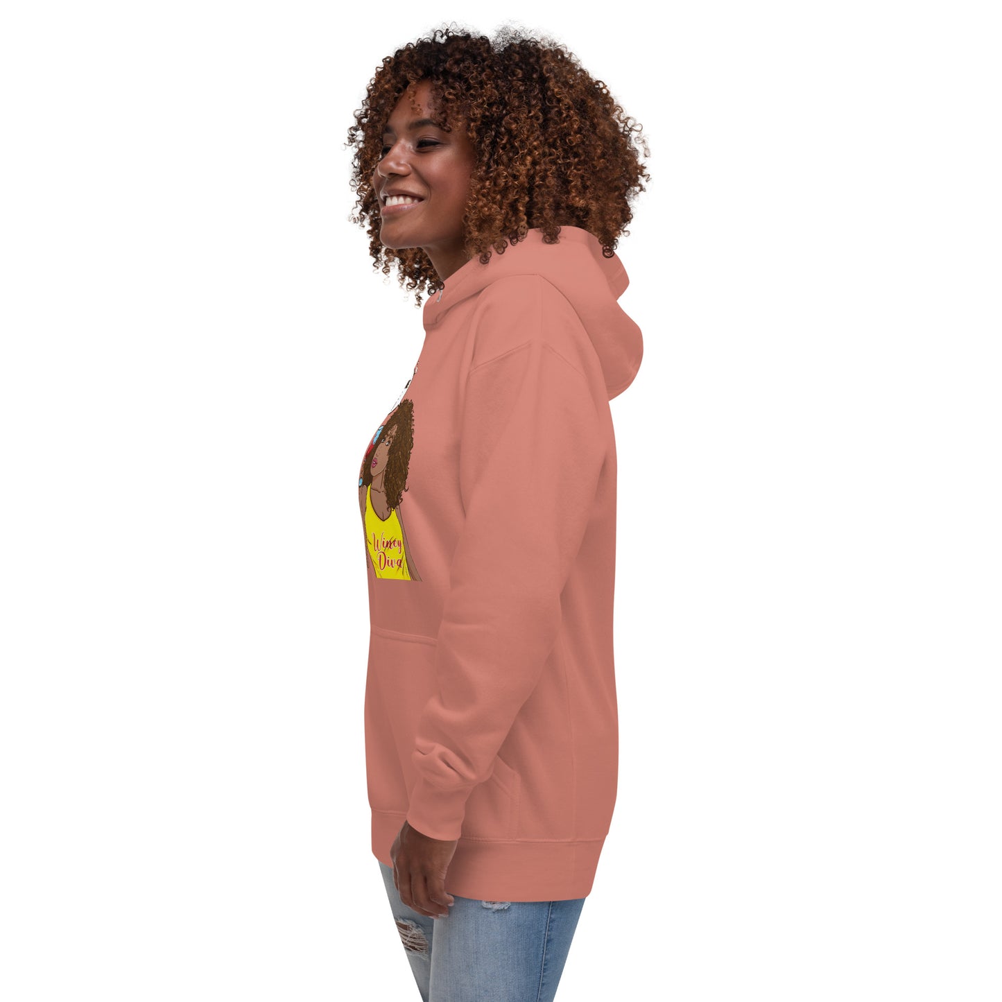 She Who Drinks Wine is Quite Divine AL Women's Hoodie