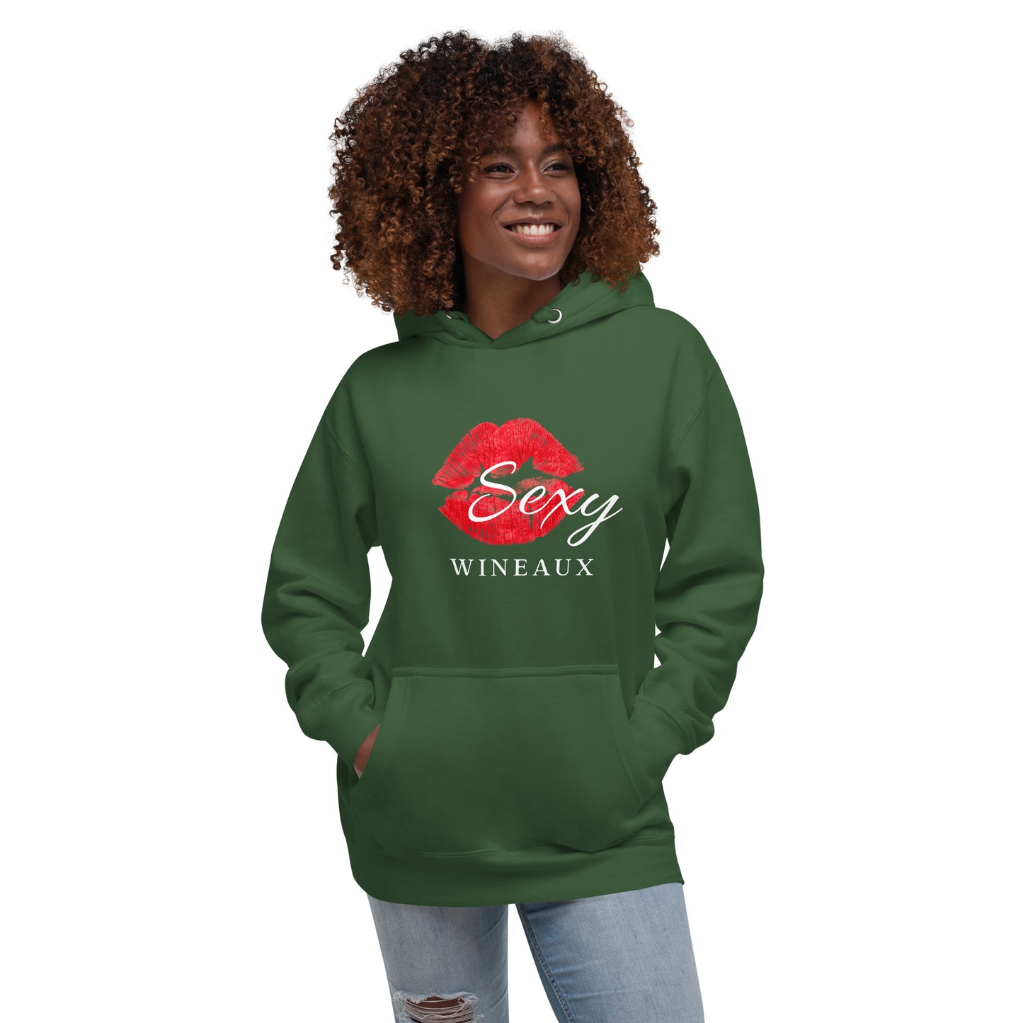 Sexy Wineaux Woman's Hoodie