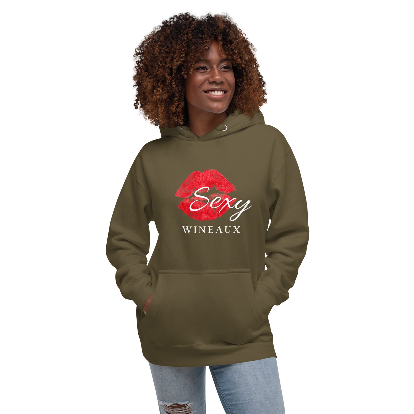 Sexy Wineaux Woman's Hoodie