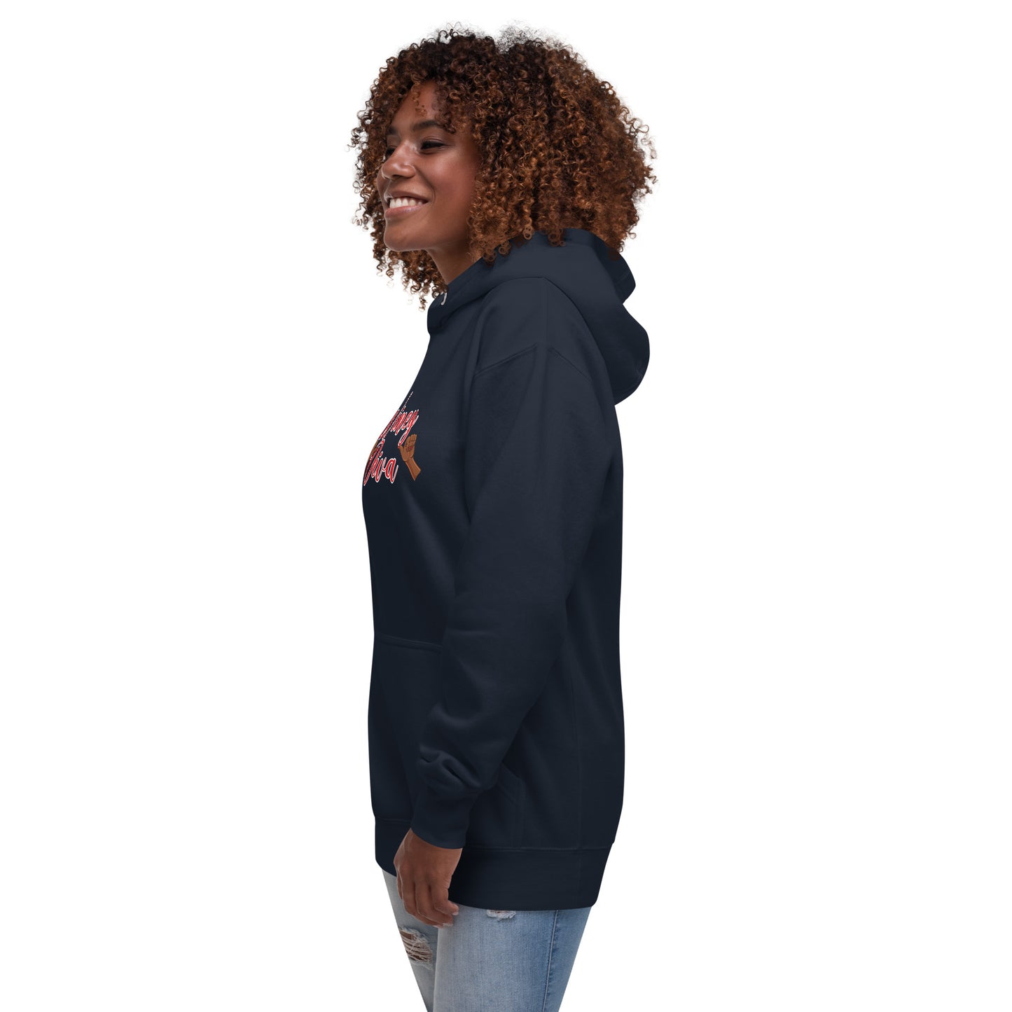 Winey Diva w/hands AA Hoodie