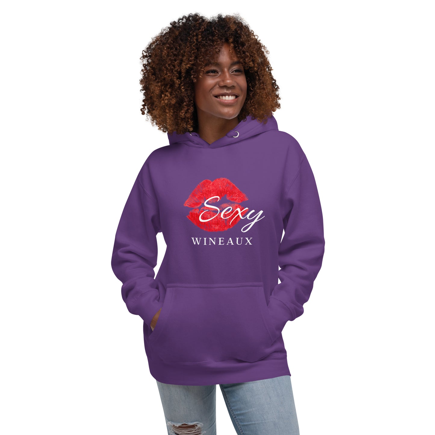 Sexy Wineaux Woman's Hoodie