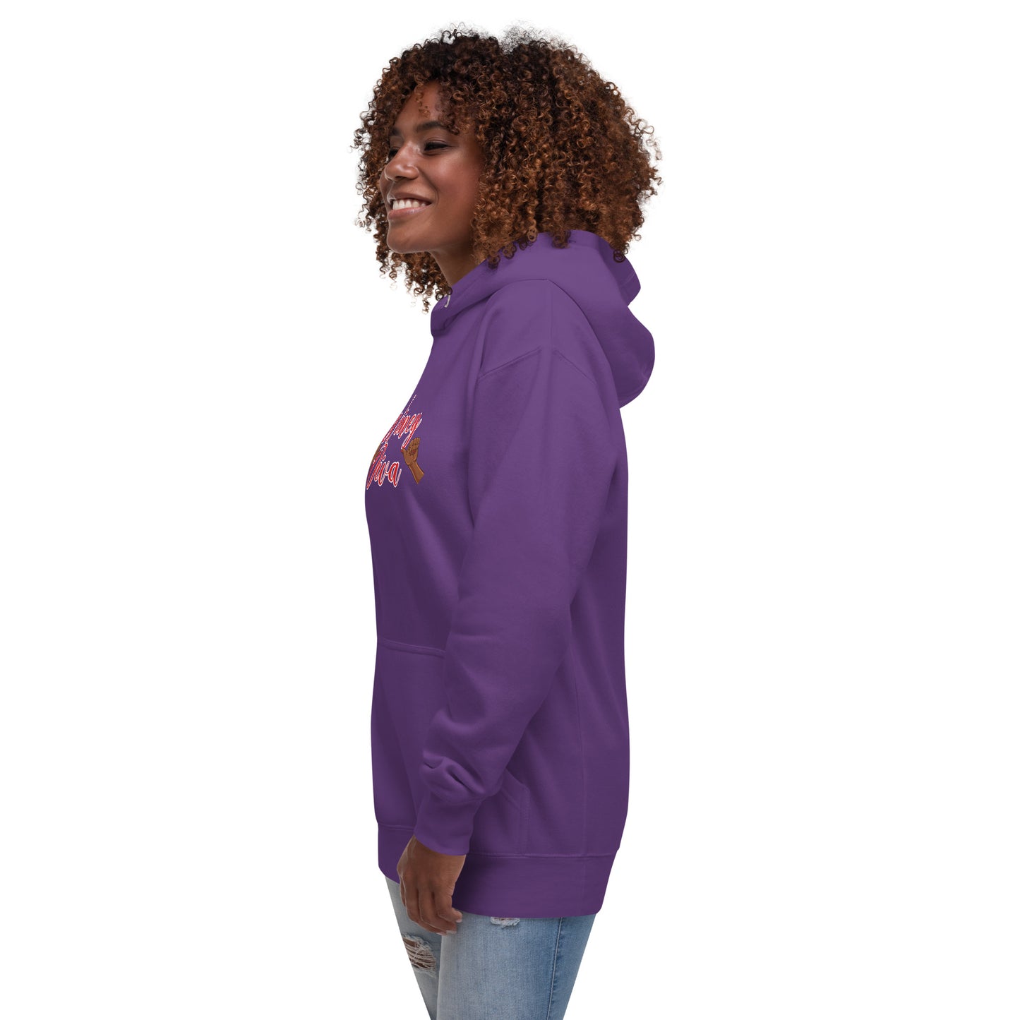 Winey Diva w/hands AA Hoodie