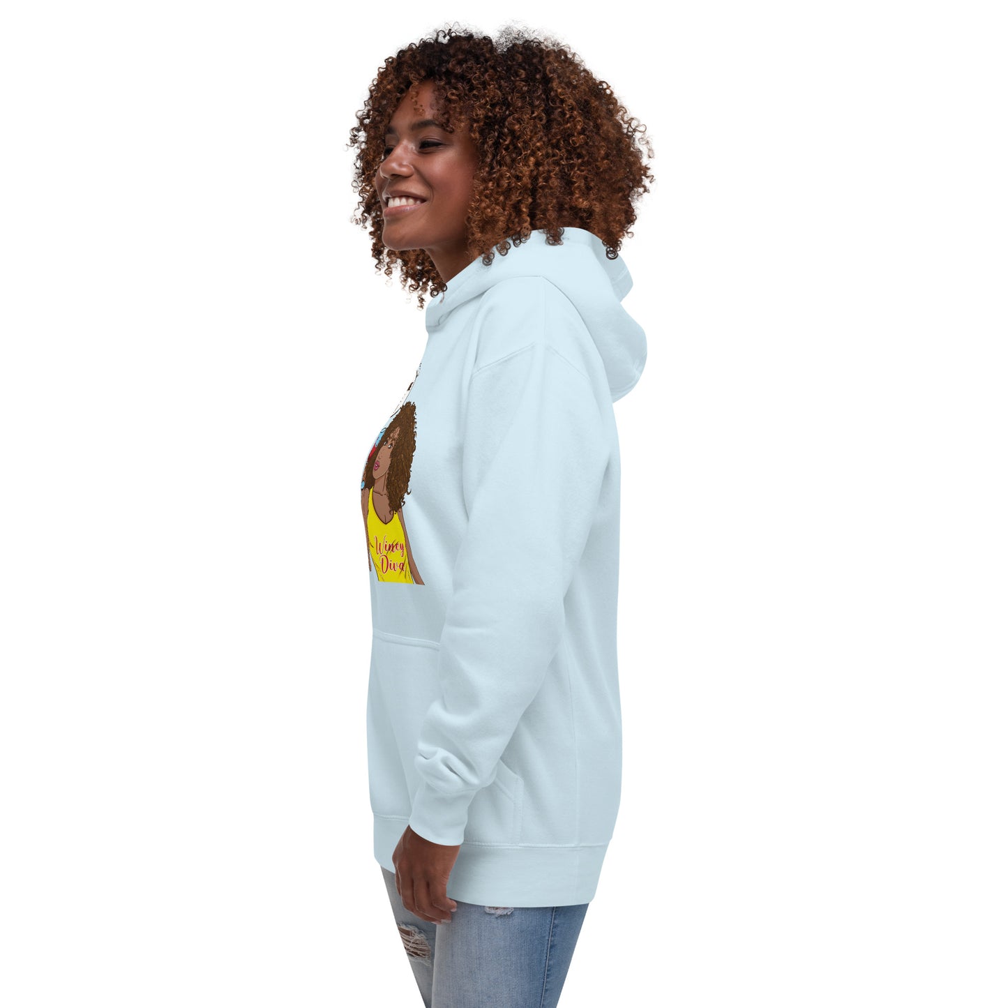 She Who Drinks Wine is Quite Divine AL Women's Hoodie