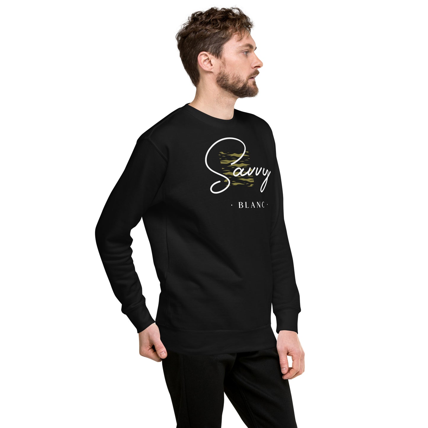 Savvy Blanc Unisex Premium Sweatshirt