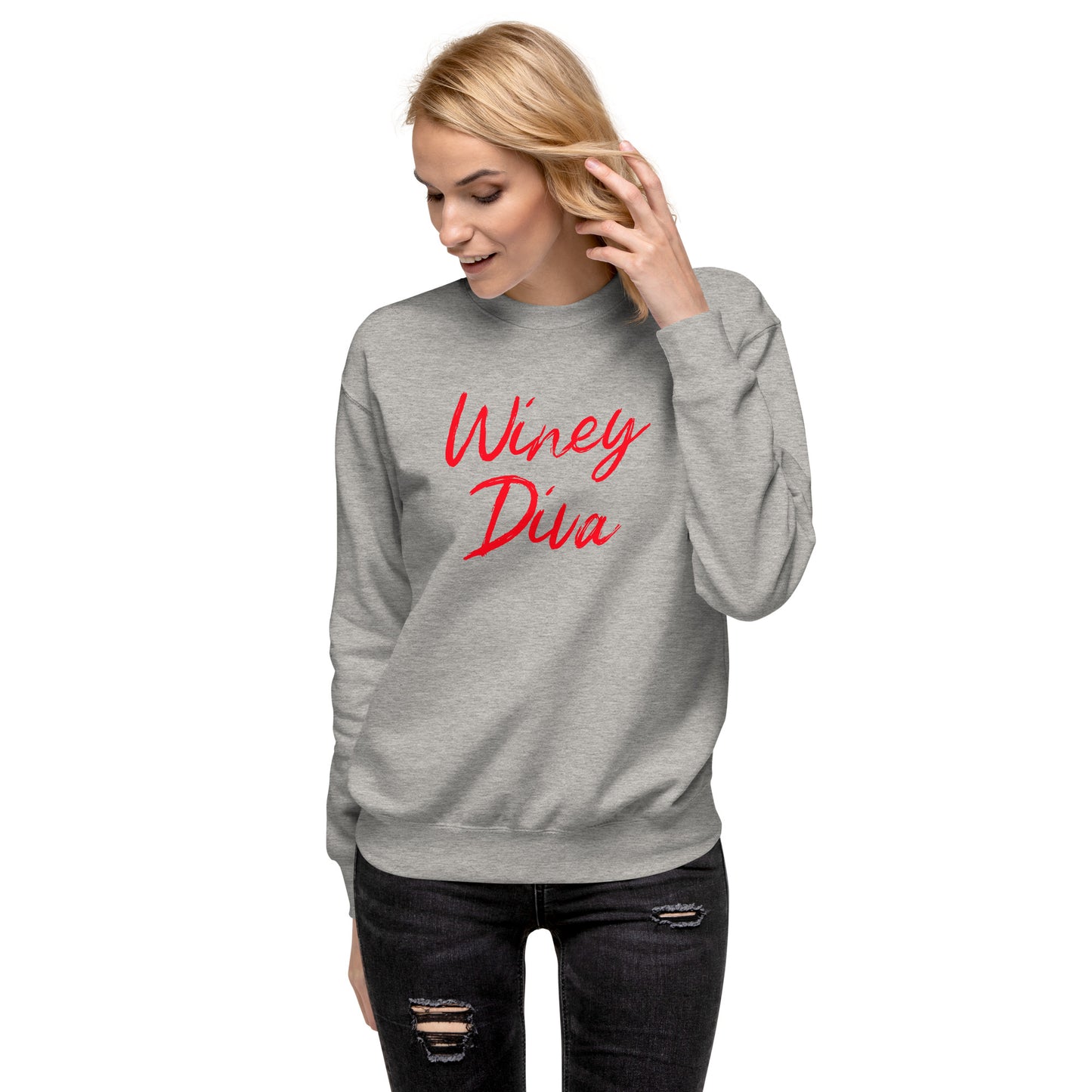 Winey Diva Unisex Premium Sweatshirt