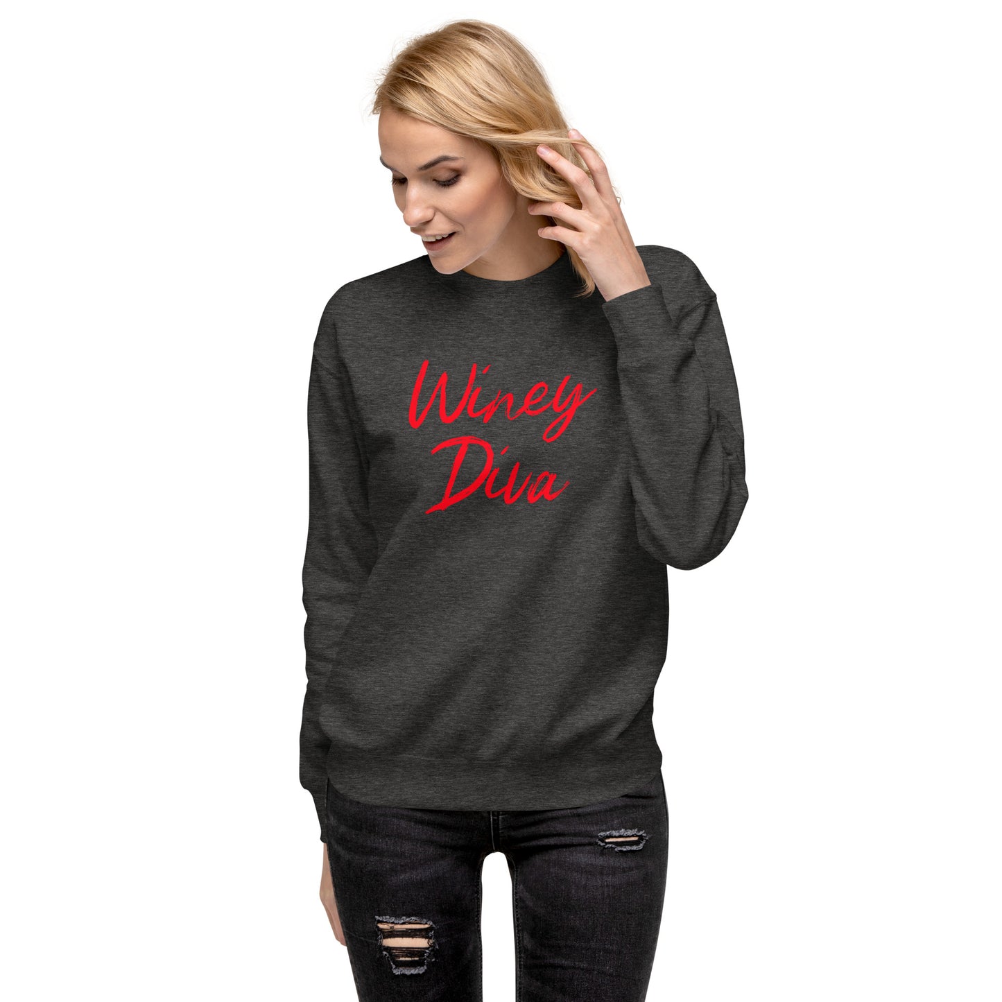 Winey Diva Unisex Premium Sweatshirt