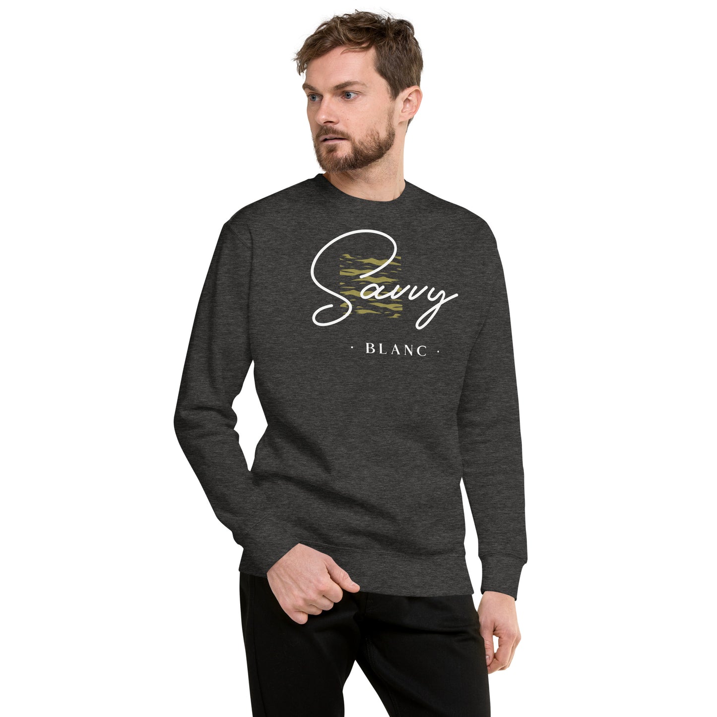 Savvy Blanc Unisex Premium Sweatshirt
