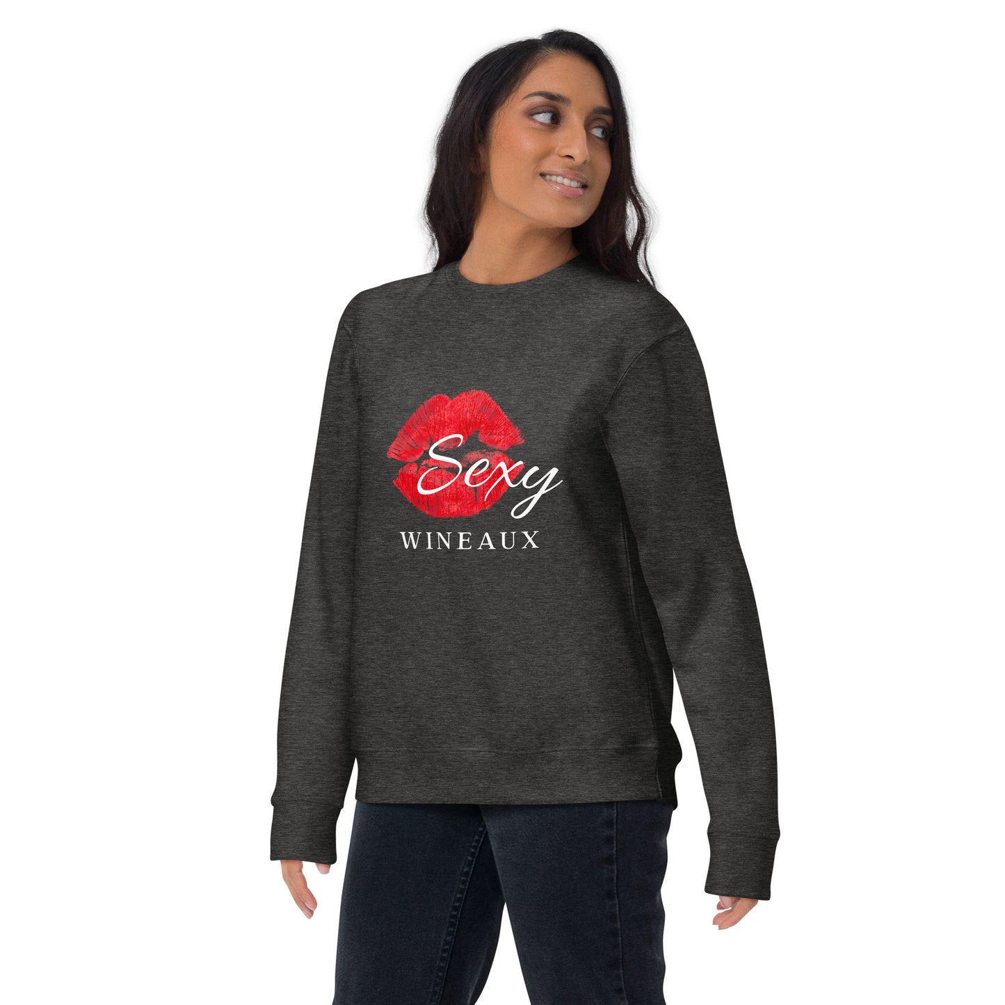 Sexy Wineaux Unisex Premium Sweatshirt