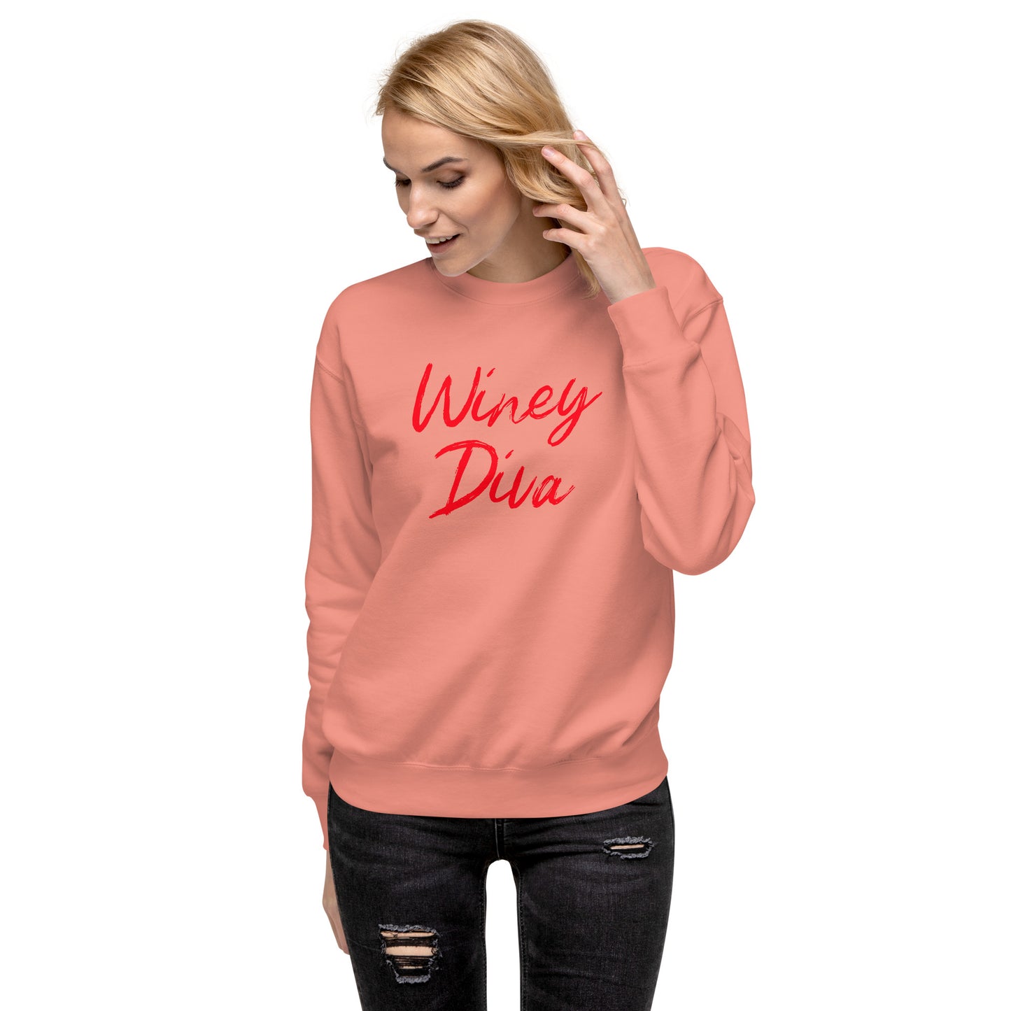 Winey Diva Unisex Premium Sweatshirt