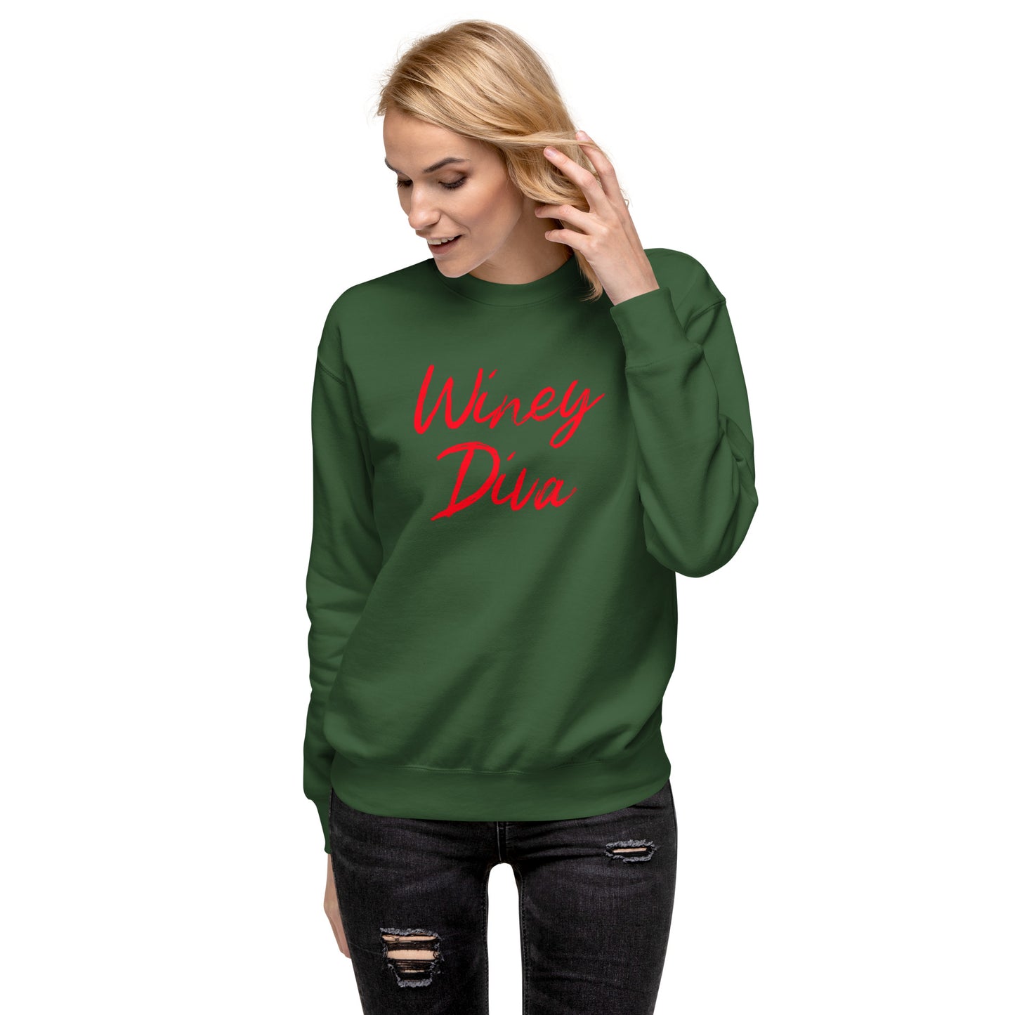 Winey Diva Unisex Premium Sweatshirt
