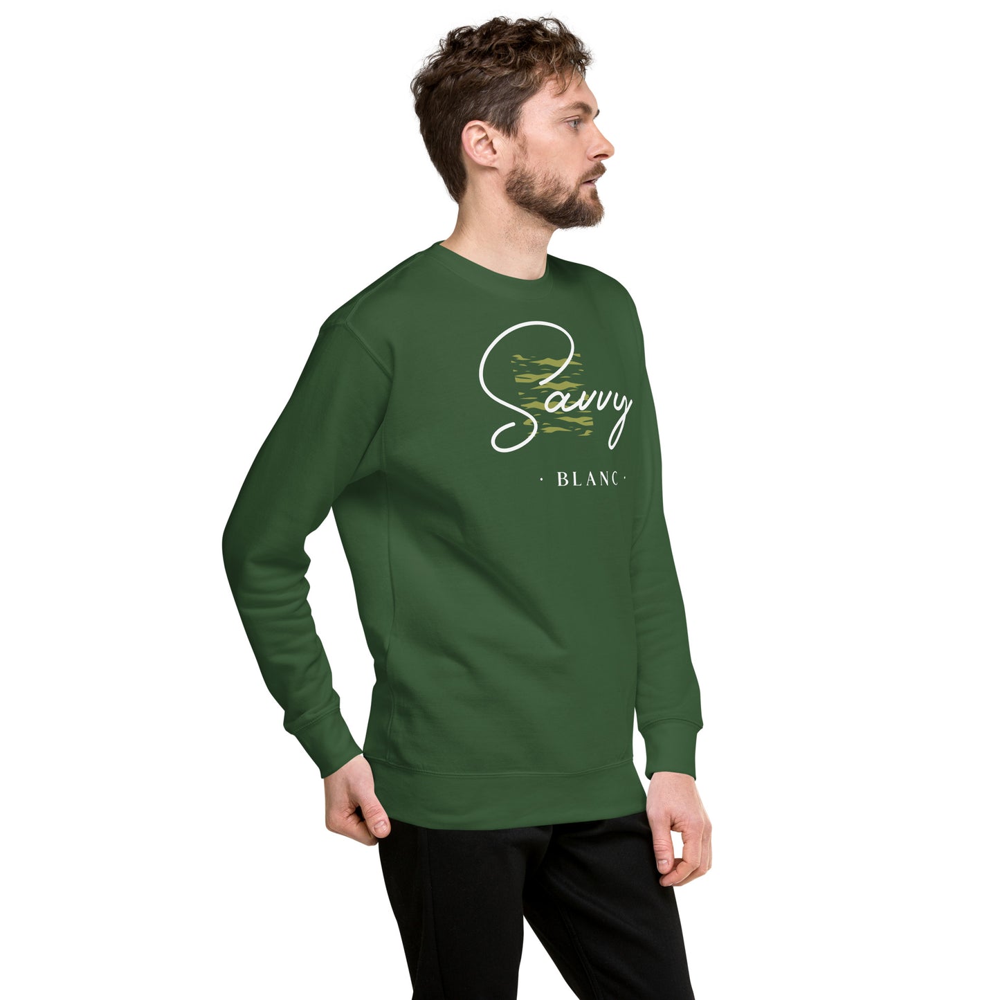 Savvy Blanc Unisex Premium Sweatshirt