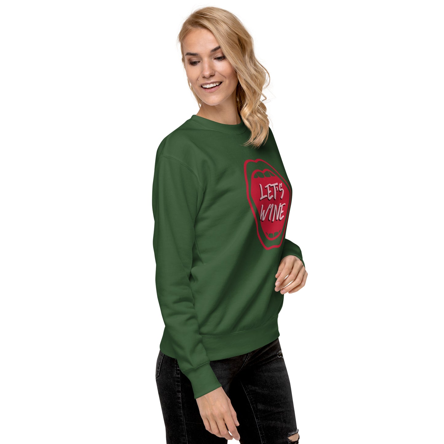 Let's Wine Unisex Premium Sweatshirt