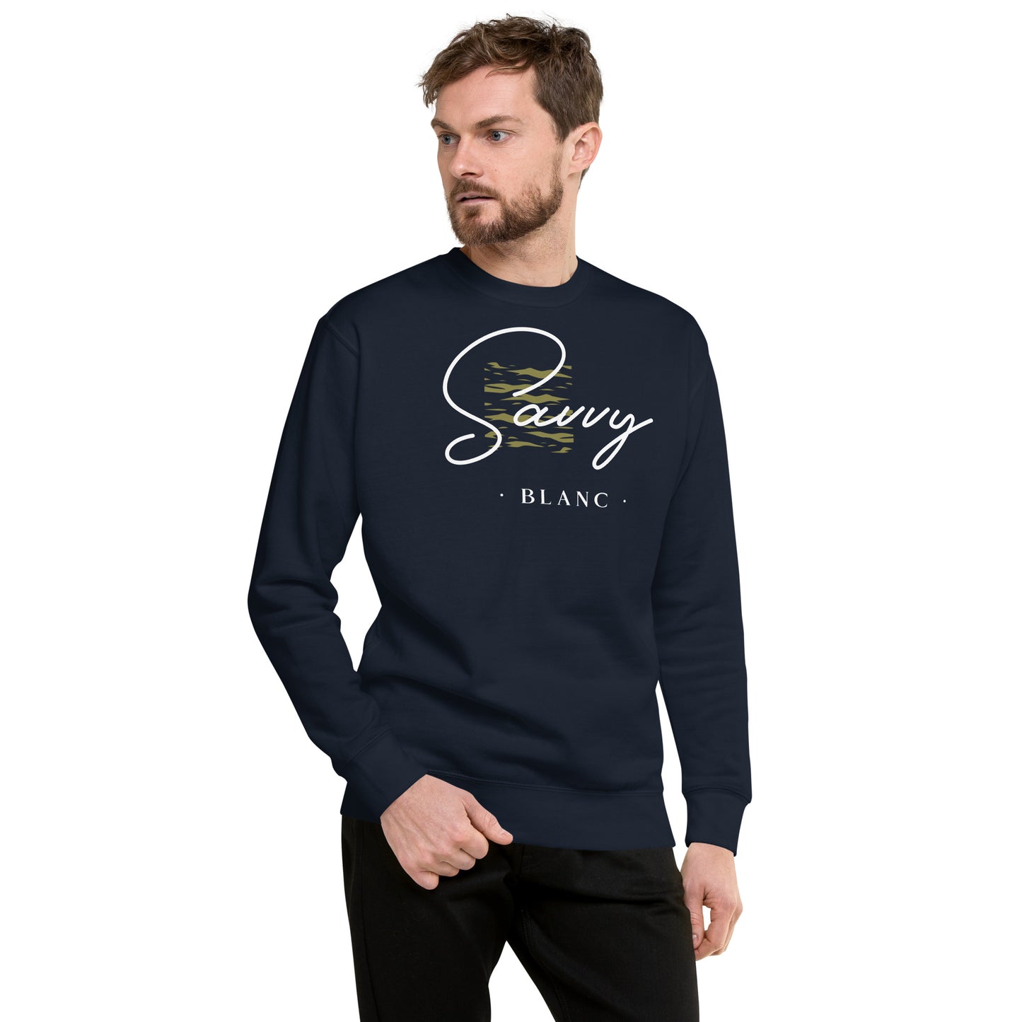 Savvy Blanc Unisex Premium Sweatshirt