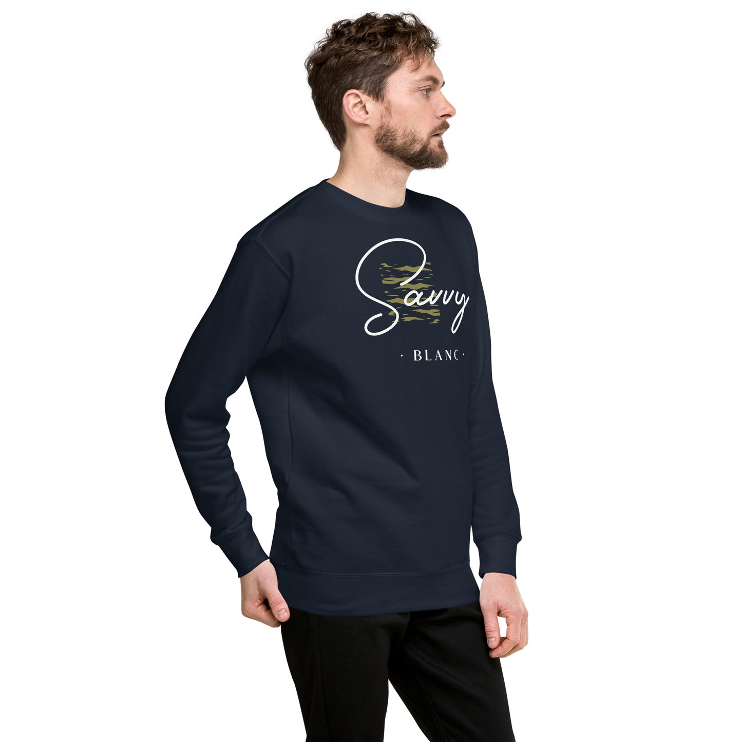 Savvy Blanc Unisex Premium Sweatshirt