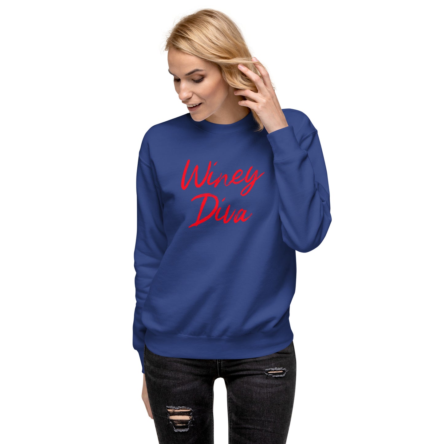 Winey Diva Unisex Premium Sweatshirt