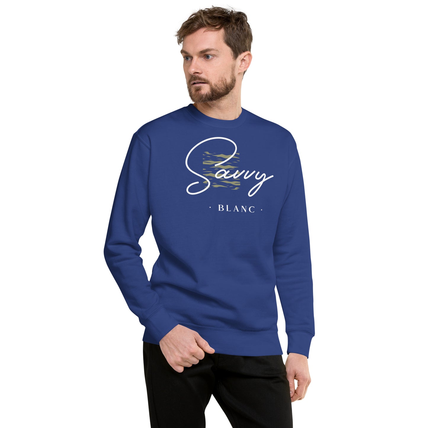 Savvy Blanc Unisex Premium Sweatshirt