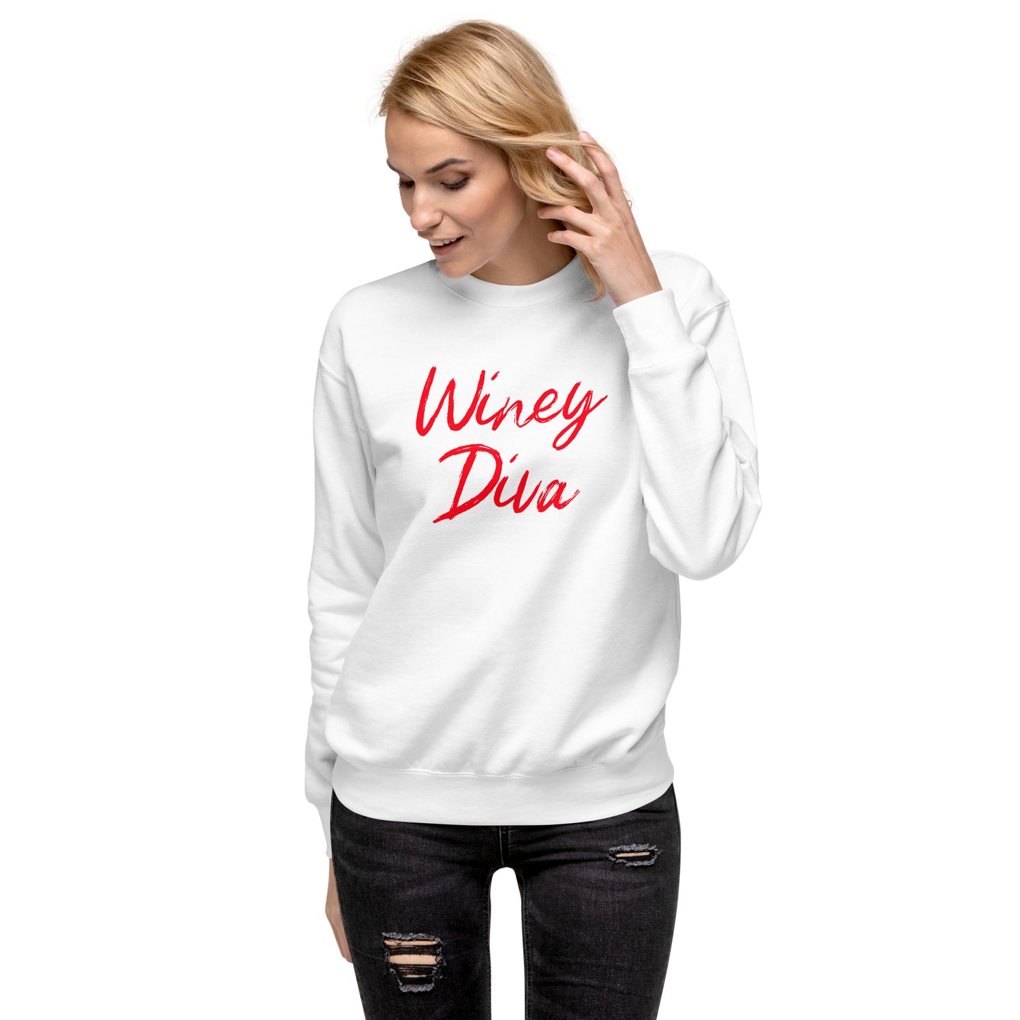 Winey Diva Unisex Premium Sweatshirt