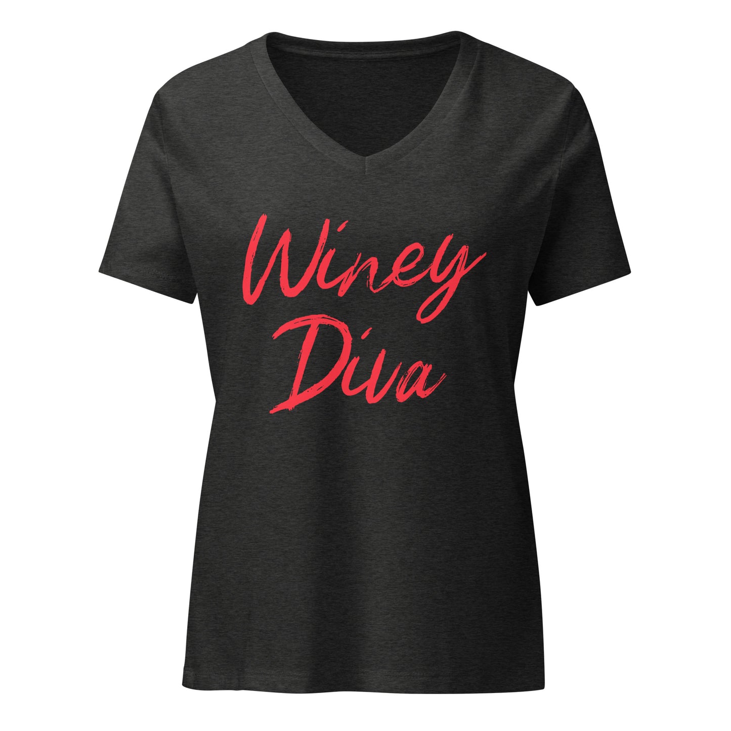 Winey Diva Women’s V-neck t-shirt