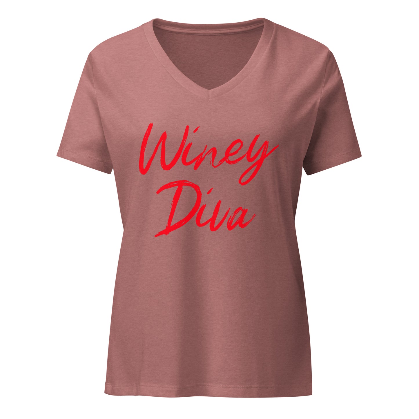 Winey Diva Women’s V-neck t-shirt