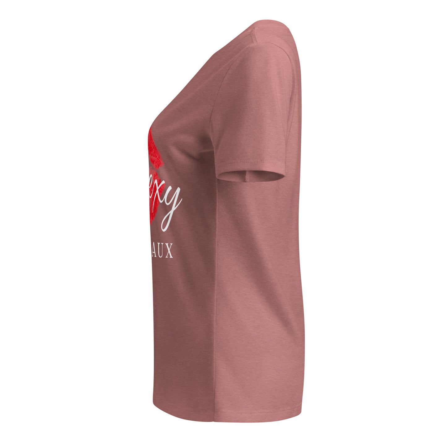 Sexy Wineaux w/Lips Women’s V-neck t-shirt