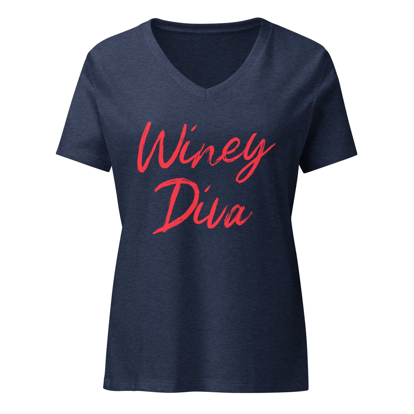 Winey Diva Women’s V-neck t-shirt